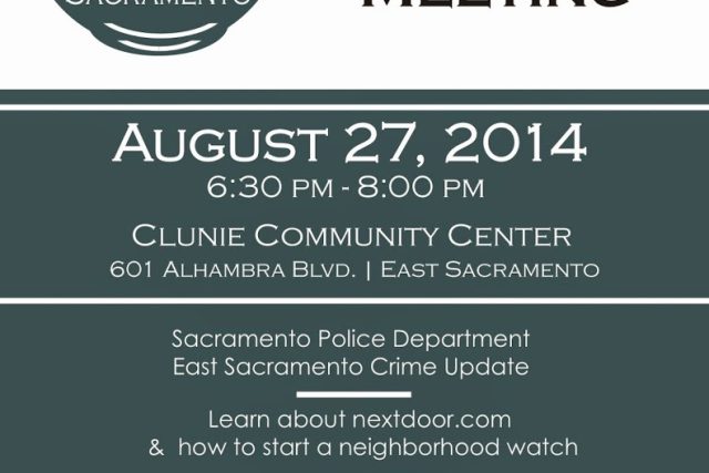 East Sac Community Meeting About Crime