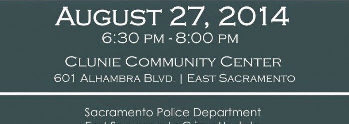 East Sac Community Meeting About Crime