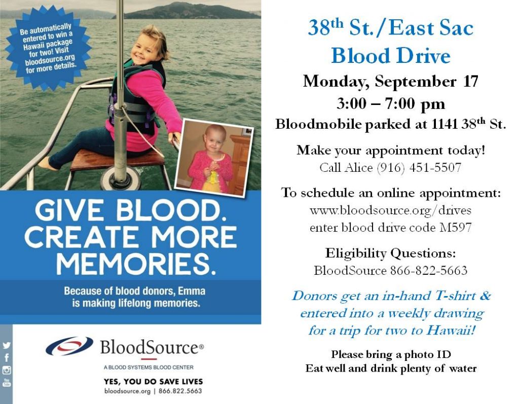 10th Annual 38th Street Blood Drive