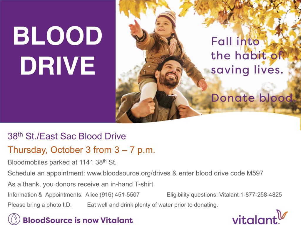 38th Street 11th Annual Blood Drive!